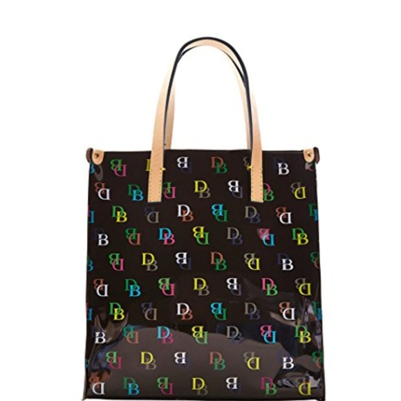 Dooney & Bourke Handbags - Dooney & Bourke Leather Trim Vinyl Clear Lunch Bag